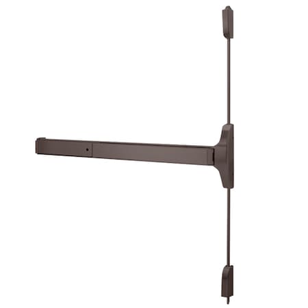 Dorma Exit Device, 1-3/4" to 2-1/4", Non-Handed, Grade 1 9800BB 695